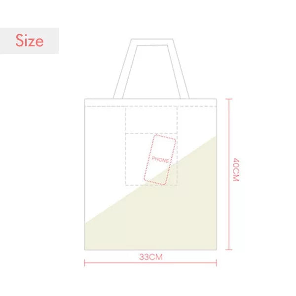 N Alphabet Orange Fruit Cute Pattern Tote Canvas Bag Sizehopping Sizeatchel Casual Handbag