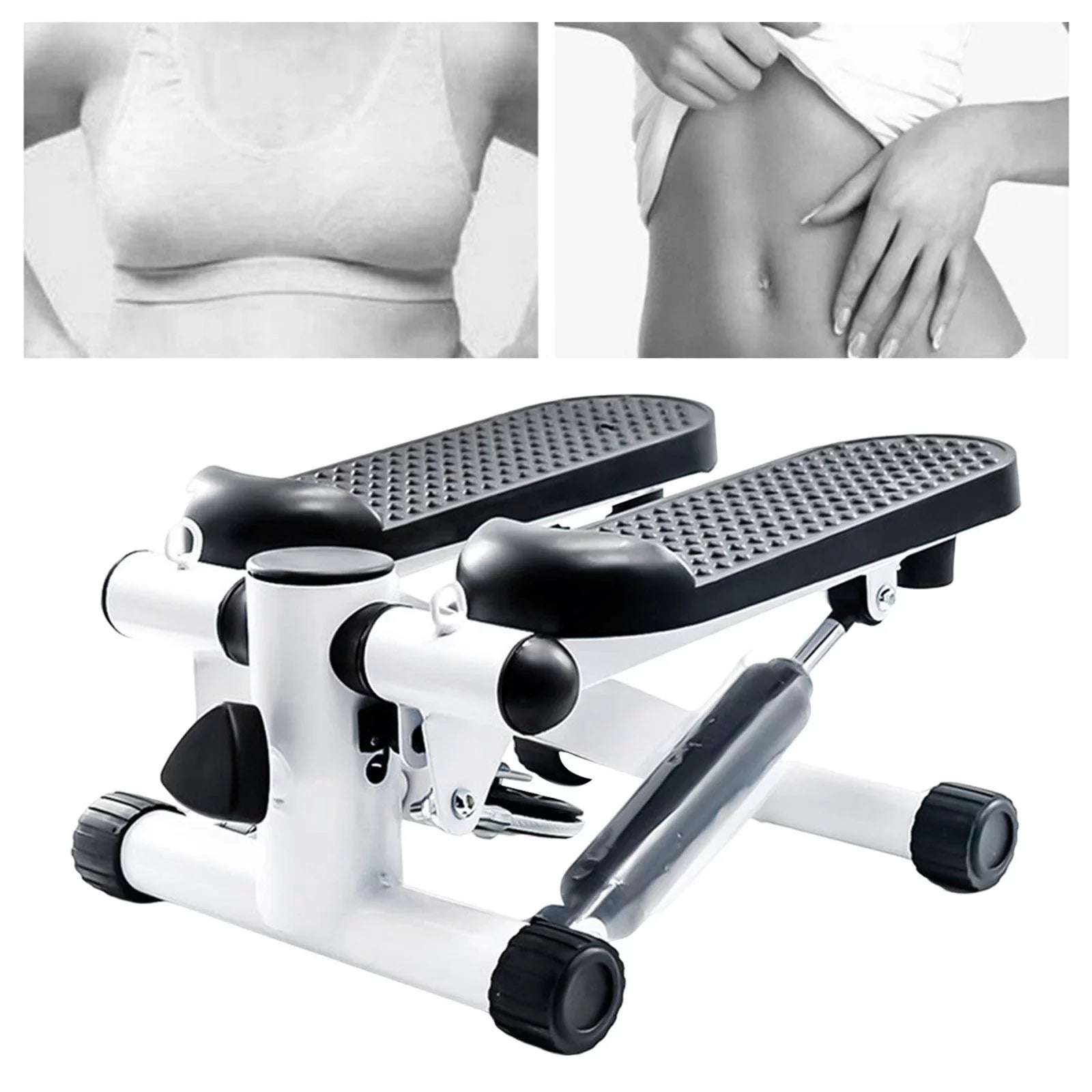 Fitness Non Sizelip Adult,Foot Pedal Exerciser Sizetepper Under Desk Pedal,Portable Compact Exercise Leg Calves Balancing,Multifunctional No Display Black