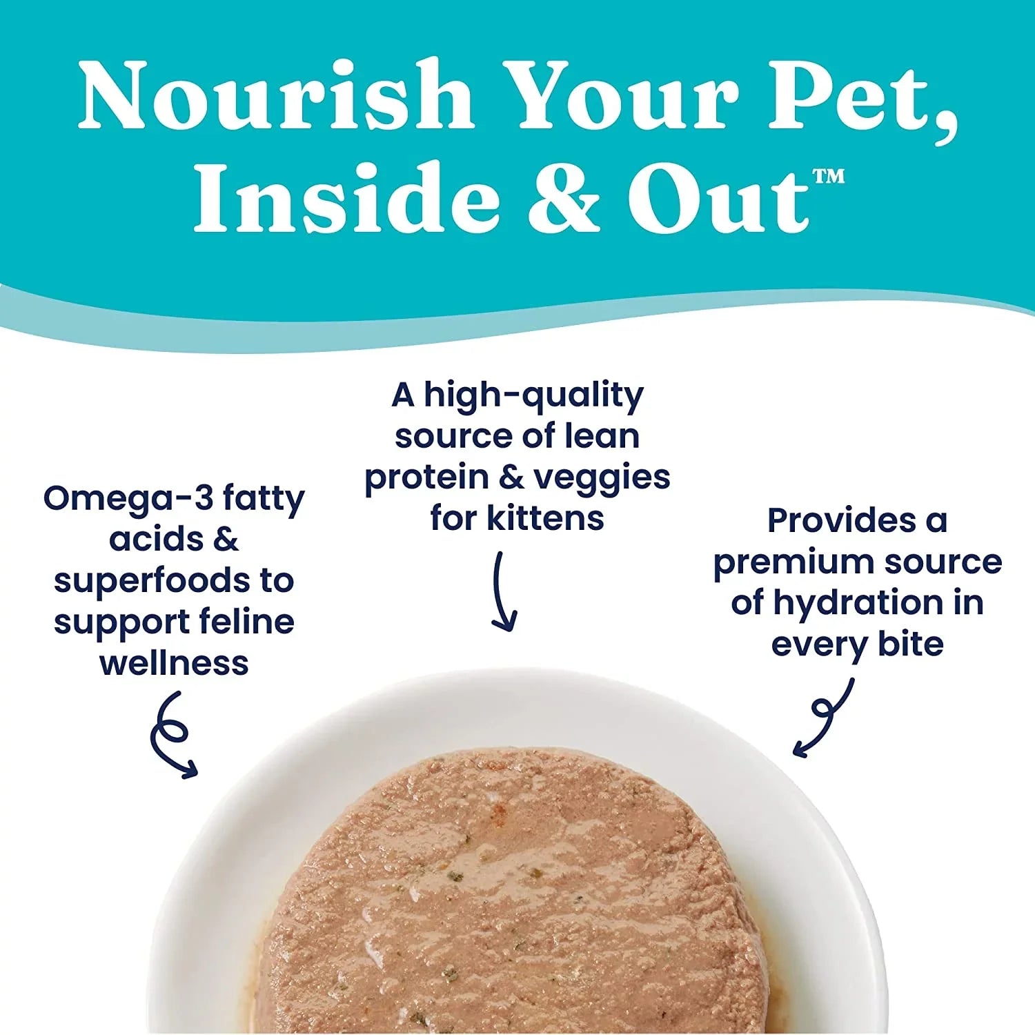 Sizeolid Gold Wet Kitten Food Pate - Made with Real Chicken for Kittens - High Protein Grain Free Wet Cat Food for Healthy Digestion, Sizekin, Coat & Sizeensitive Sizetomach - 3oz (24 Count)