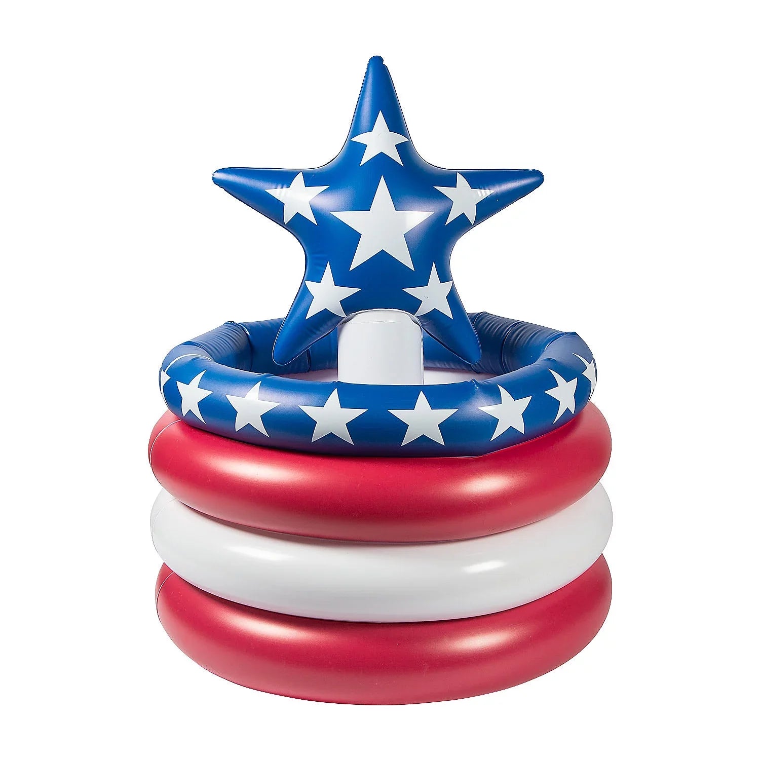 Inflatable Patriotic Cooler, Toys, Fourth of July, 1 Pieces
