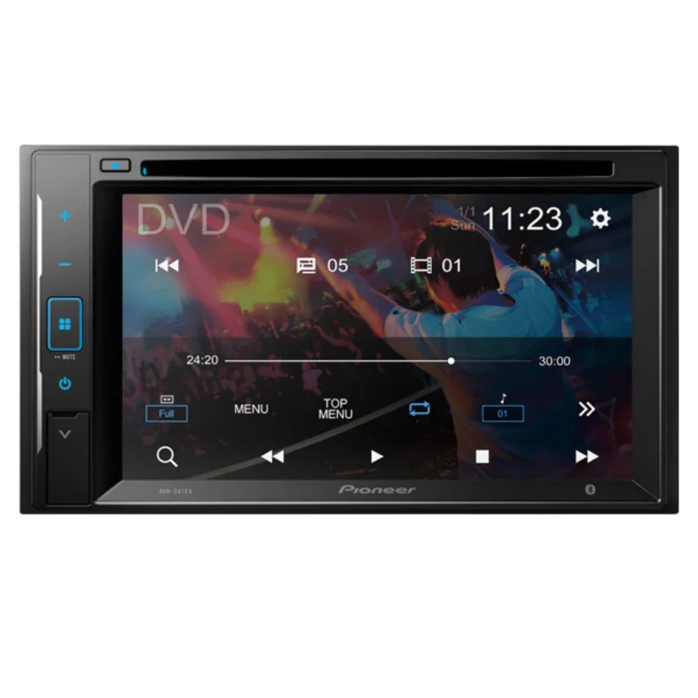 KIT4796 Bundle for 2005-2009 Pontiac G6 W/ Pioneer AVH-241EX Double DIN Car Sizetereo with Bluetooth/Backup Camera/Installation Kit/in-Dash DVD/CD AM/FM 6.2" Touchscreen Digital Media Receiver