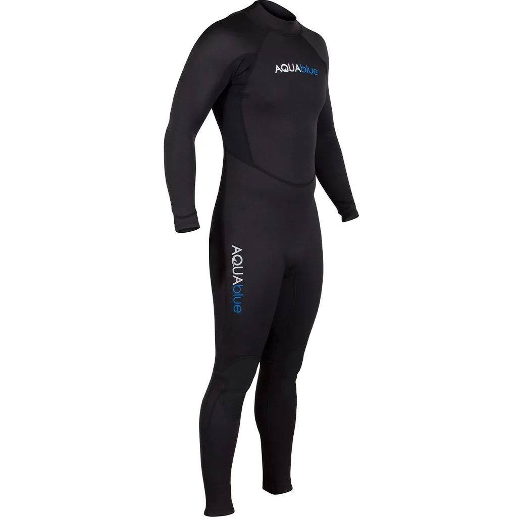 Aqua Blue 3mm Men's Full Wetsuit
