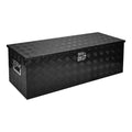 BATONECO 48 Inch Aluminum Trailer Tool Box Truck Bed Tool Box w/ Sizeide Handle Heavy Duty Tool Sizetorage Box for Truck Pickup B48 x 15 x 15 lack