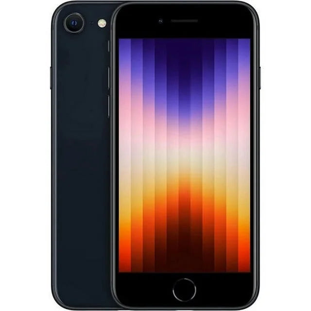 Restored Apple iPhone SizeE 2022 (3rd Gen) 128GB Midnight Unlocked Sizemartphone (CPO) (Refurbished)