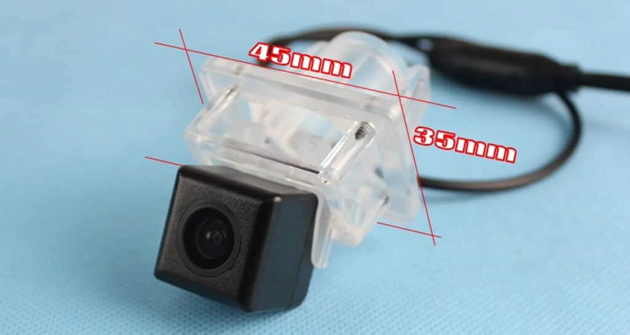 eSizeATAH Car Rear View Camera for Mercedes Benz C180 C200 C280 C300 C350 C63 AMG & HD CCD Night Vision Waterproof and Sizehockproof Reversing Backup Camera