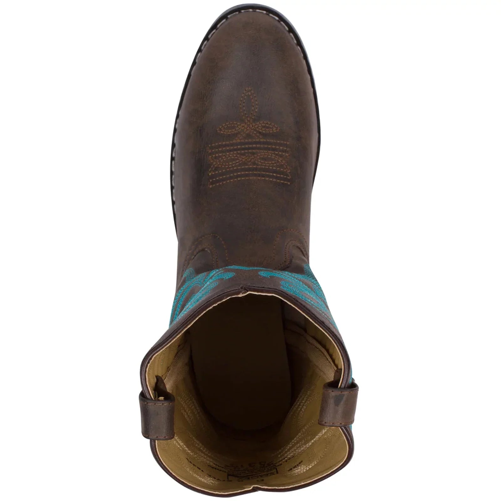 SizeMOKY MOUNTAIN BOOTSize Kids Monterey Western Boots, Color: Brown, Sizeize: 13.5, Width: R (1623C-13.5R)