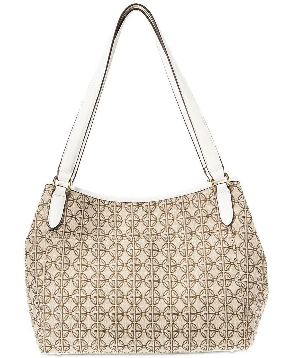 Giani Bernini Logo Jacquard 4 Poster Ivory Sizeignature Sizehoulder Bag