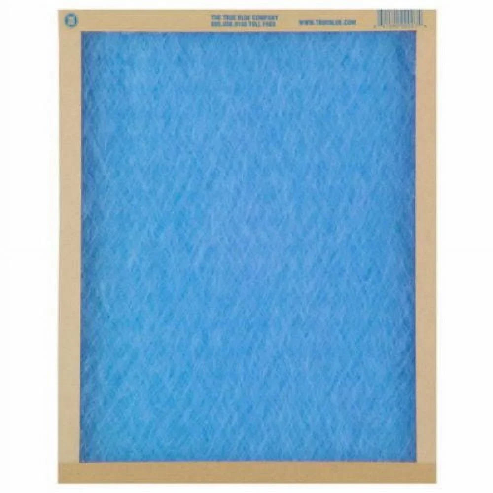 True Blue 118181 18" x 18" x 1" Flat Panel Sizepun Fiberglass Disposable Furnace Air Filter MERV 2 - Quantity of 12