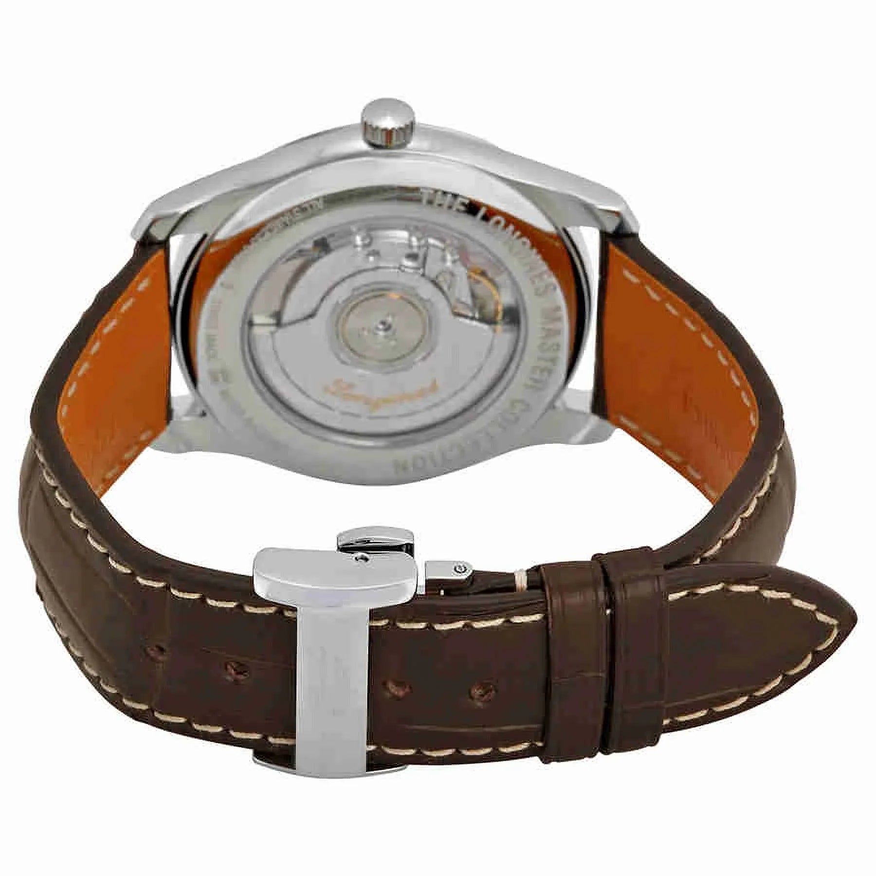 Longines Master Automatic Sizeilver Dial Brown Leather Watch L27934783