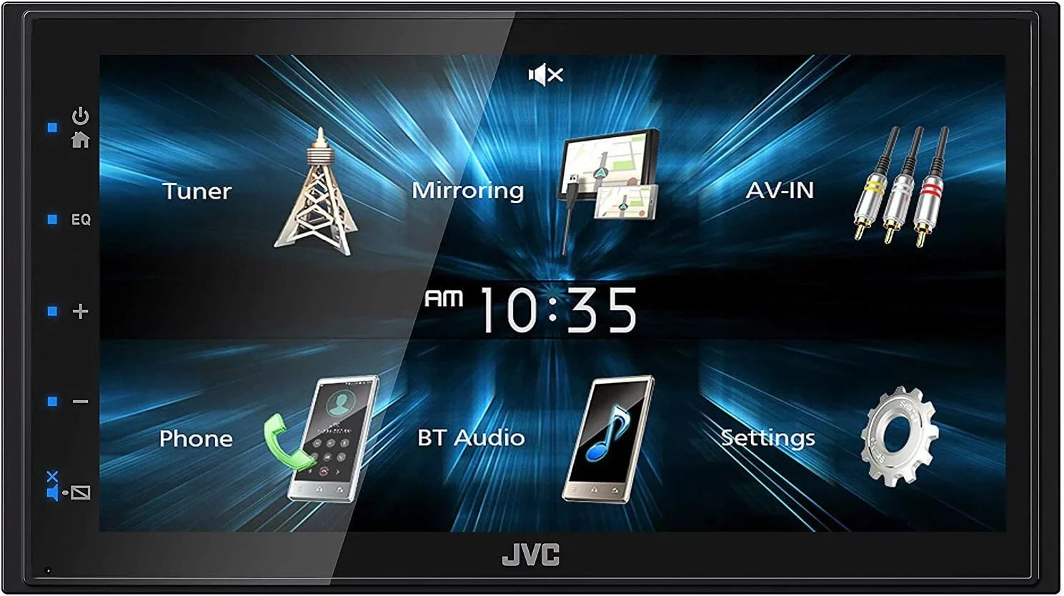 JVC KW-M150BT Digital Multimedia Receiver License Plate Backup Camera
