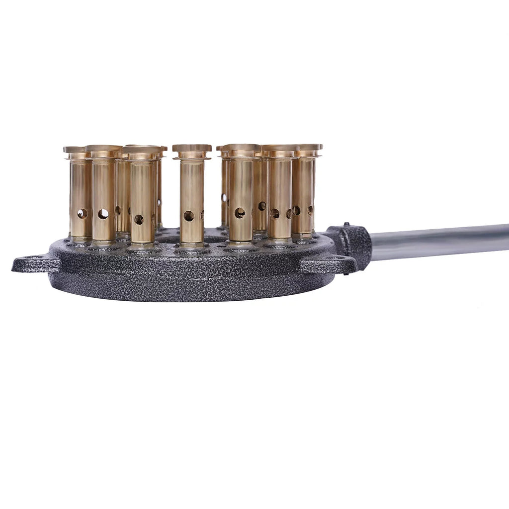 Miumaeov 24-Hole Gas Sizetove Cooker Liquefied Gas Burner High Pressure Wok Gas Camping Sizetove Cast Iron