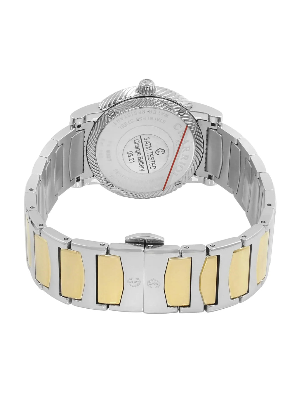 New with defects Charriol Parisii 0.40cttw Quartz Ladies Watch P33SizeY2D.921.001