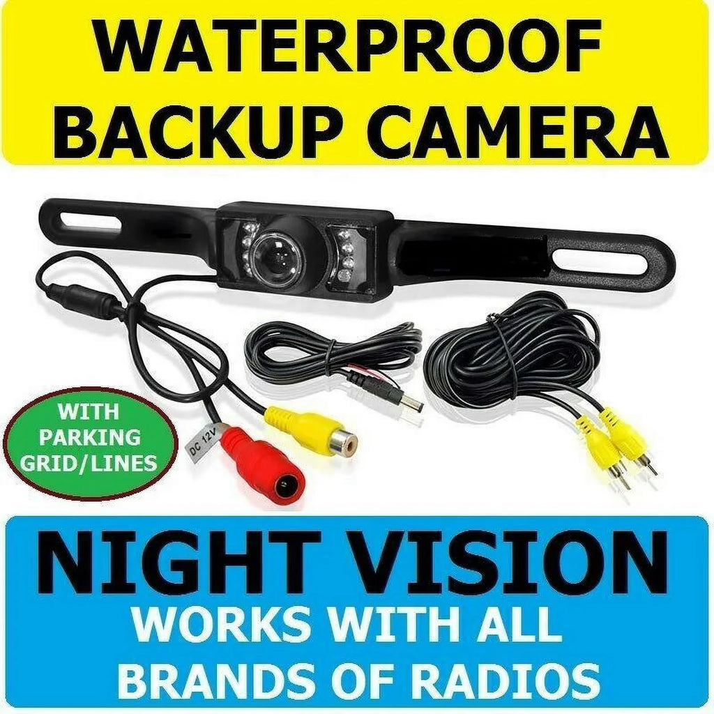 New Waterproof License Plate Reverse Rear Night View Color Car Backup Camera