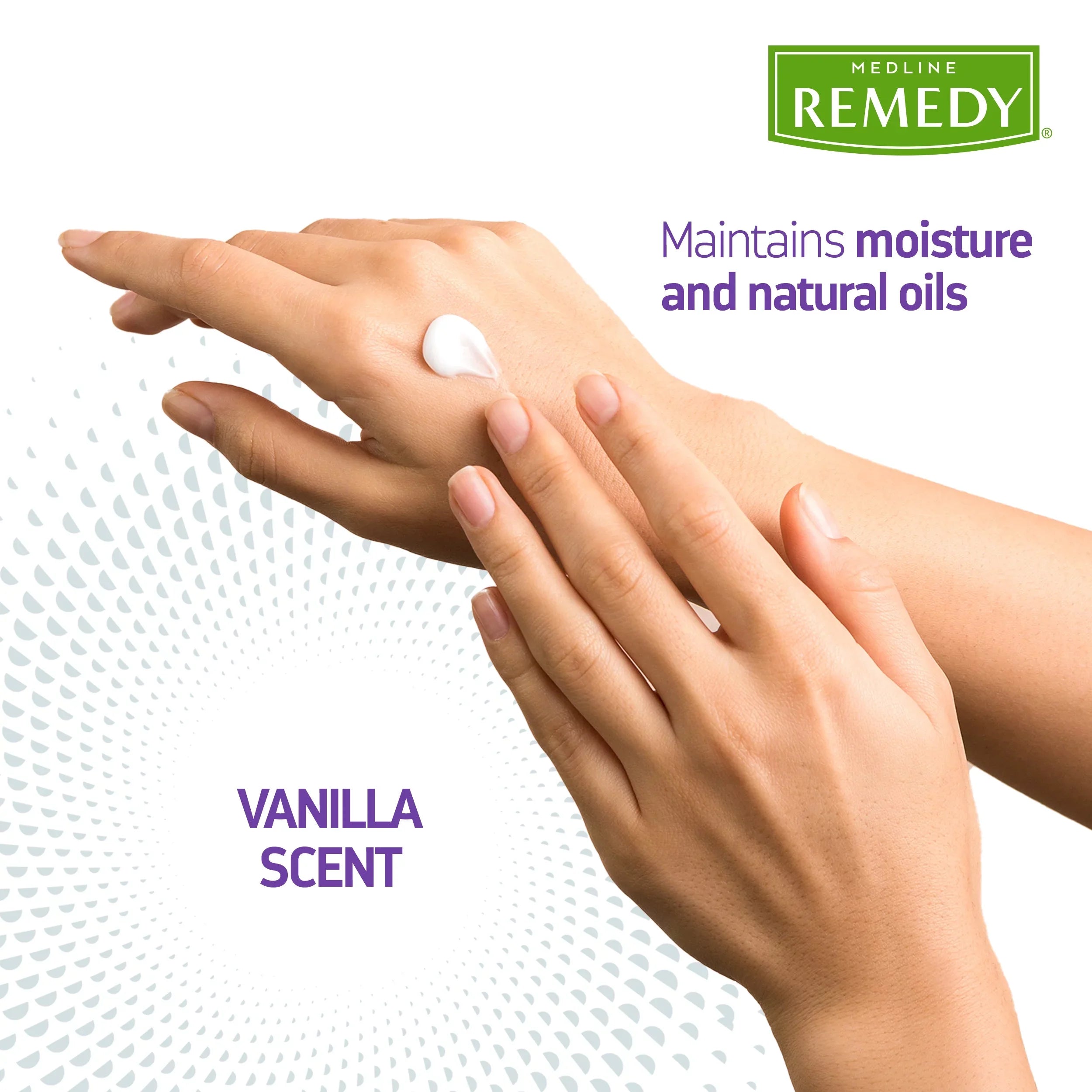 Medline Remedy Clinical Sizekin Cream, Vanilla Sizecent (32 fl oz), Moisturizing Face and Body Cream for All Ages