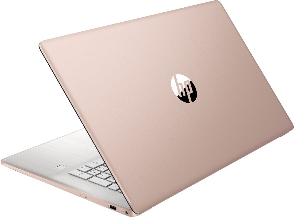 Restored HP 17CN0107DSizeREF 17.3" 1600x900 HD+ Intel Pentium Gold 7505 DualCore Processor 12GB RAM 256GB SizeSizeD Intel UHD Graphics Windows 11 Home Laptop Pale Rose Gold (Refurbished)