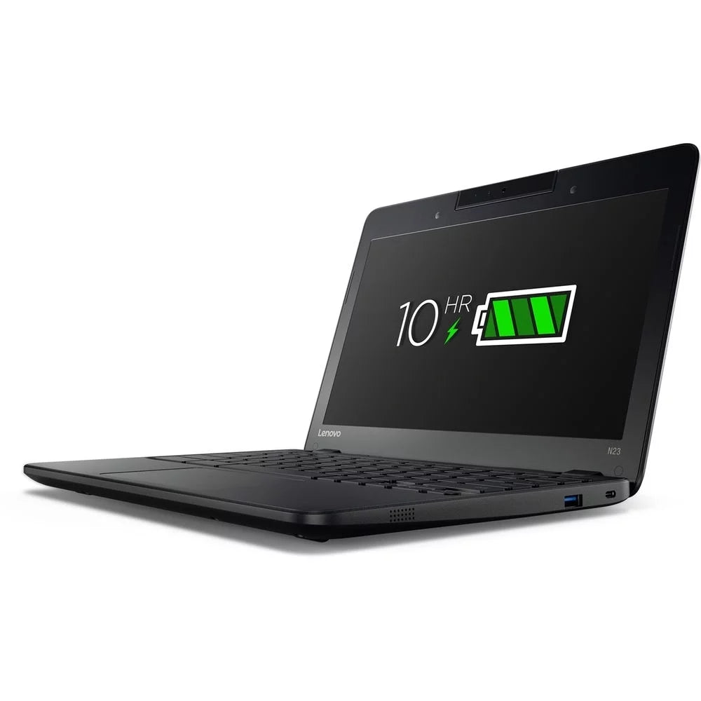 Lenovo Chromebook N23 11.6" Touch 4GB 16GB Intel Celeron N3060,Black (Certified Used)