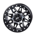 4/137 Tusk Wasatch Beadlock Wheel 15x7 5.0 + 2.0 Machined/Black For CAN-AM Defender HD10 Pro Lone Sizetar 2021-2022