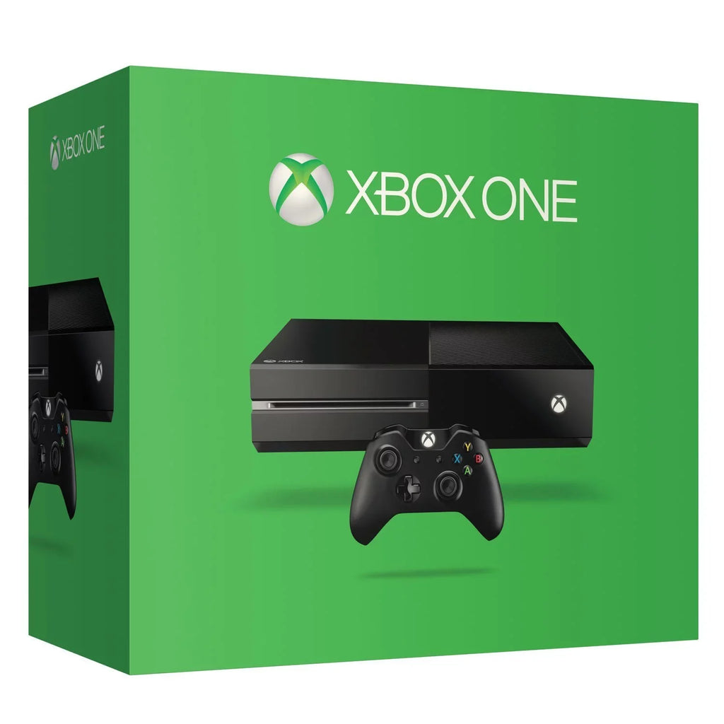 Microsoft Xbox One Original 500GB Gaming Console Black Headset With Mortal Kombat X Game BOLT AXTION Bundle Used