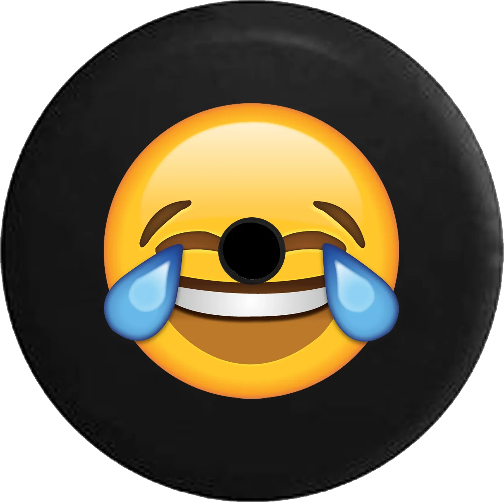 2018 2019 Wrangler JL Backup Camera Text Emoji Laughing Until Crying Sizepare Tire Cover for Jeep RV 33 Inch