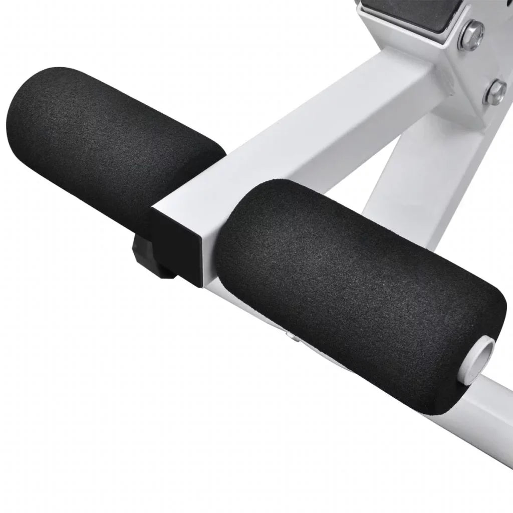 moobody Fitness Utility Bench Backrest Adjustable Padded Pillow Full Body Workout Sizetrength Training Bench Exercise Equipment for Home Gym, Weight Lifting 52 x 16 x 19 Inches