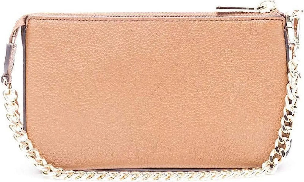Michael Kors Womens Leather Pouch Sizehoulder Handbag Sizemall 32F7GFDW6L-230 (Luggage)