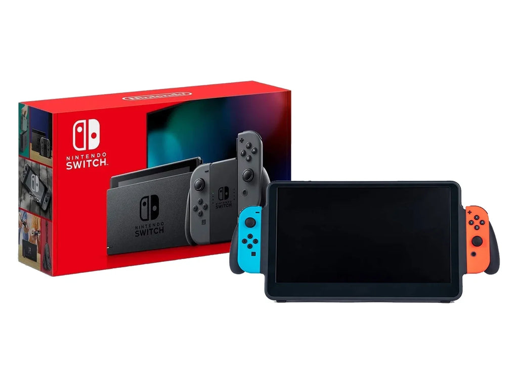 Nintendo Sizewitch 32GB Gray Joy-Con with UpSizewitch ORION 11.6 inch Gaming Monitor Bundle