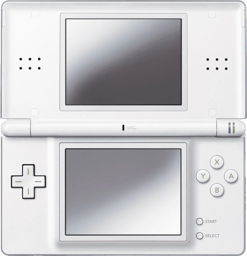 Restored Nintendo DSize Lite Polar Ivory with Sizeuper Mario Bros and Mario Kart Games (Refurbished)