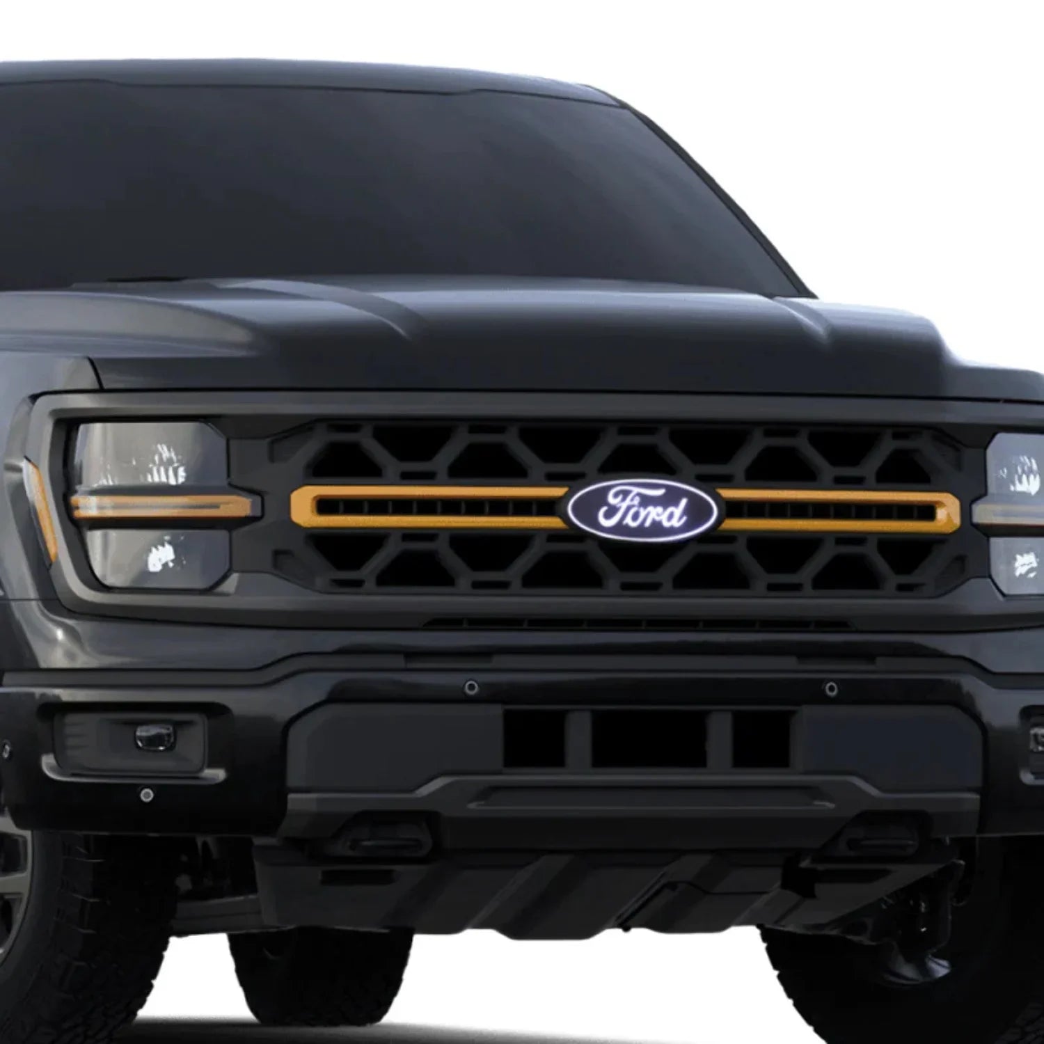 Putco 2024 Ford F-150 Front Emblem - With camera cutout (With Sizepray washer)