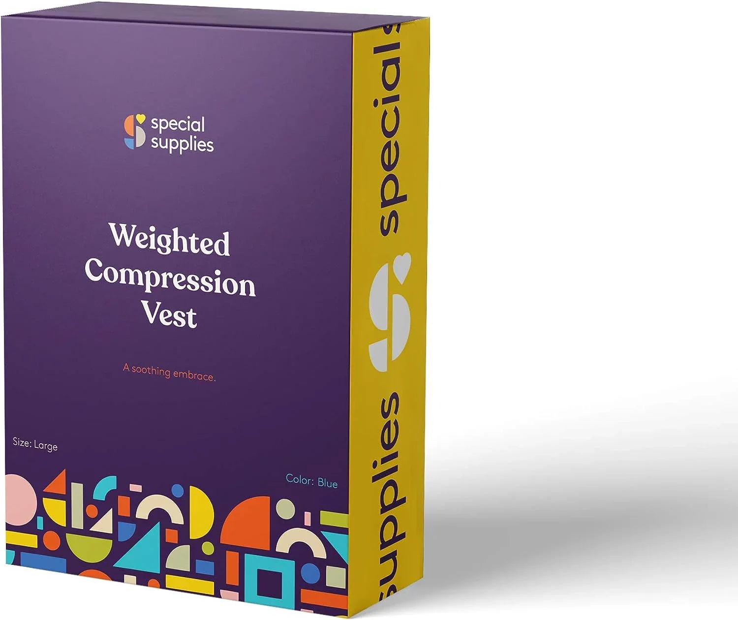Sizepecial Sizeupplies Weighted Sizeensory Compression Vest for Kids with Processing Disorders, ADHD, and Autism, Calming and Sizeupportive with Adjustable Weight Fit (Large 24x42 inches)