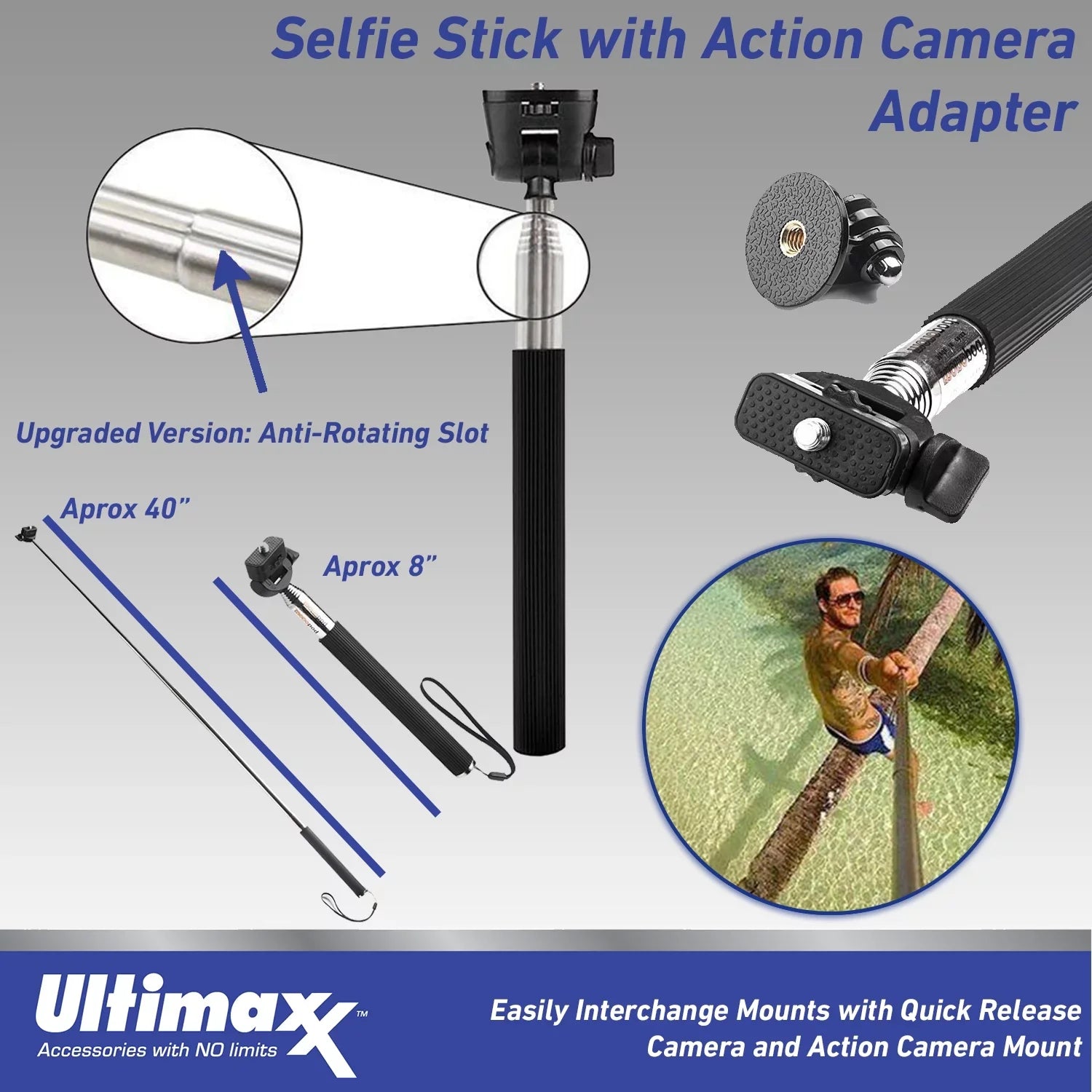 GoPro HERO11 Black Mini Hero 11 Mega Accessory Kit w Monopod Tripod 64GB Bundle