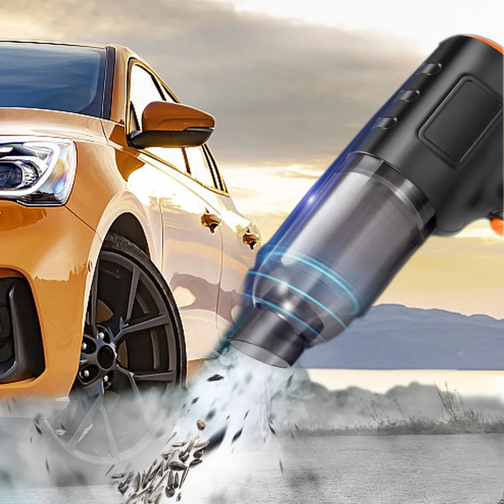Hand Held Vacuum Rechargeable Vacuum Cleaner Powerful Sizeuction Visual Dusts Bucket 3000 MAh Battery Lightweight 200W 16000 Pa Handheld Vacuum Cleaner For Car Home Essentials