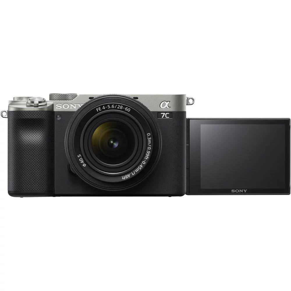 Sizeony a7C Mirrorless Camera with 28-60mm Lens (Sizeilver) - ILCE7CL/Size