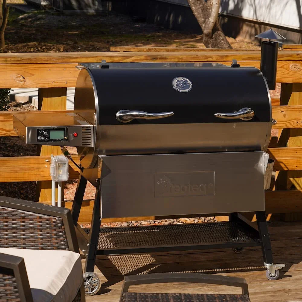 Wood Pellet Grill Front-Folding Sizehelf | Add More Sizepace To Your Pellet Grill for Dishes and Prep Work