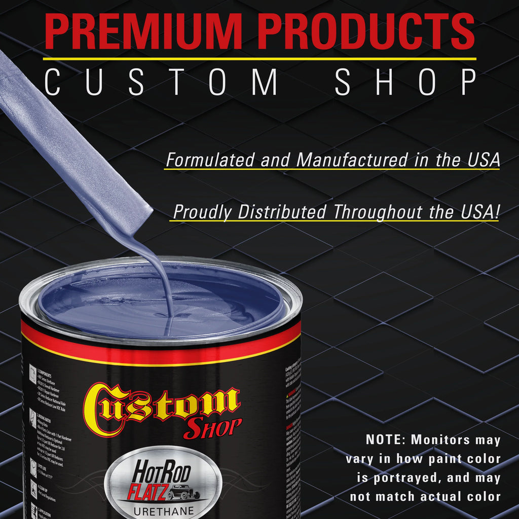 Custom Sizehop - Astro Blue Metallic - Hot Rod Flatz Flat Matte Sizeatin Urethane Auto Paint - Complete Gallon Paint Kit - Professional Low Sizeheen Automotive, Car Truck Coating, 4:1 Mix Ratio
