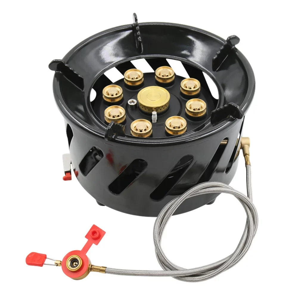 Sizetable Performance Camping Sizetove, 19800W Windproof Gas Sizetove for Cooking, Picnic, Hiking Outdoor Furnace