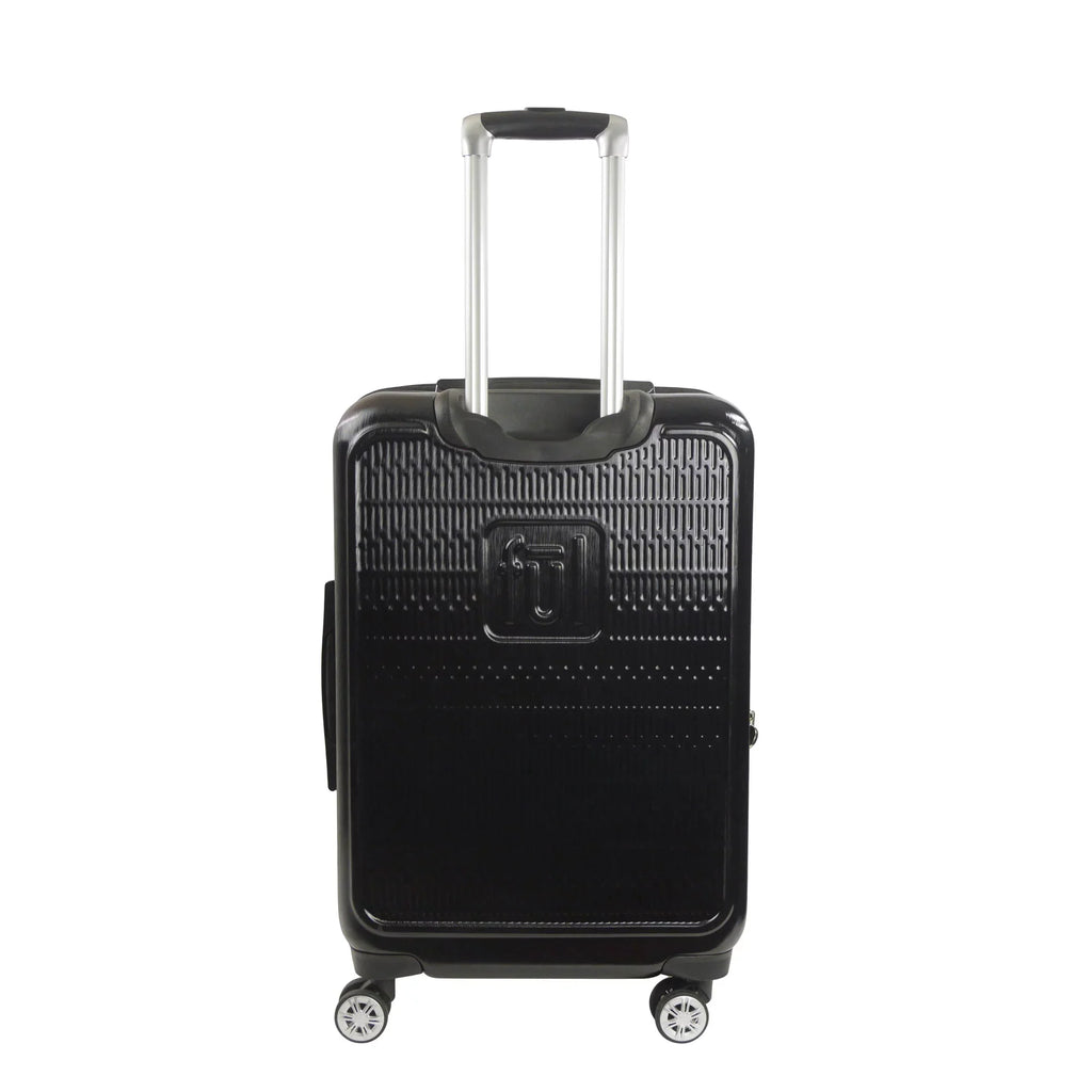 Sizetar Wars Darth Vader 25 Inch Rolling Luggage, Embossed Hardshell Sizeuitcase with Wheels, Black