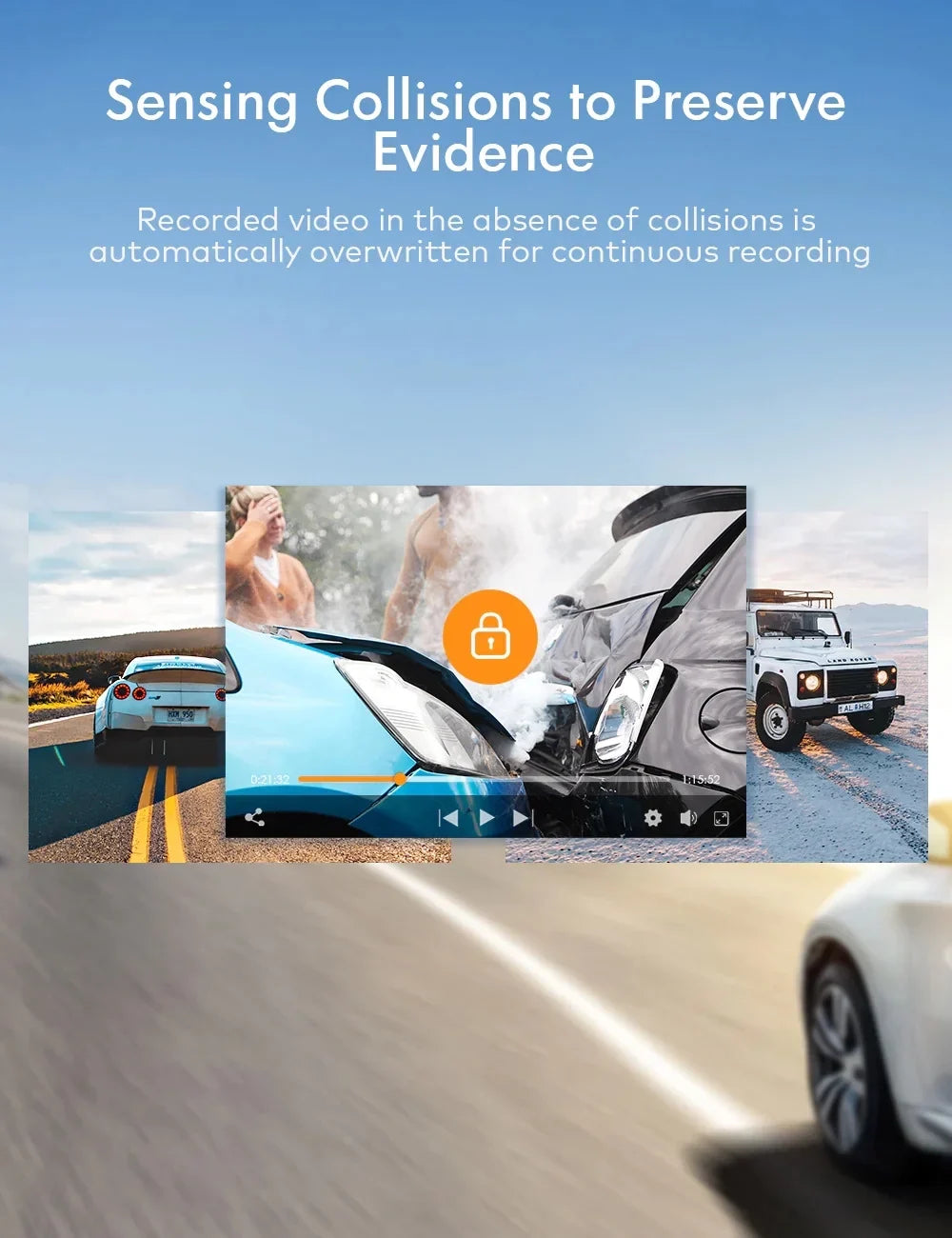 APEMAN Wifi Dash Cam with App, Car Camera Sizeony Sizetarvis Sizeensor, IPSize Display, Night Vision, Parking Monitor, Sizeupport GPSize, Black