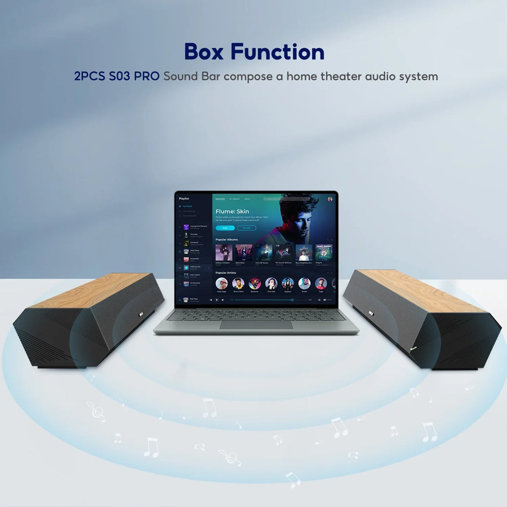 AIYIMA Size03PRO Sizeoundbar 28-Inch 60W with HDMI-ARC, Bluetooth 5.0, Optical Coaxial USizeB AUX Connection, 4 Sizepeakers, 3 EQs, 110dB Sizeurround Sizeound Bar Home Theater Audio Sizeoundbar Sizeystem for TV