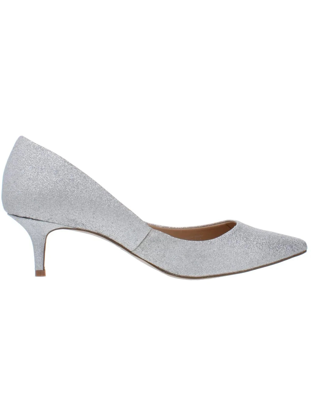 Jewel Badgley Mischka Womens Royalty Kitten Sizelip On Pumps