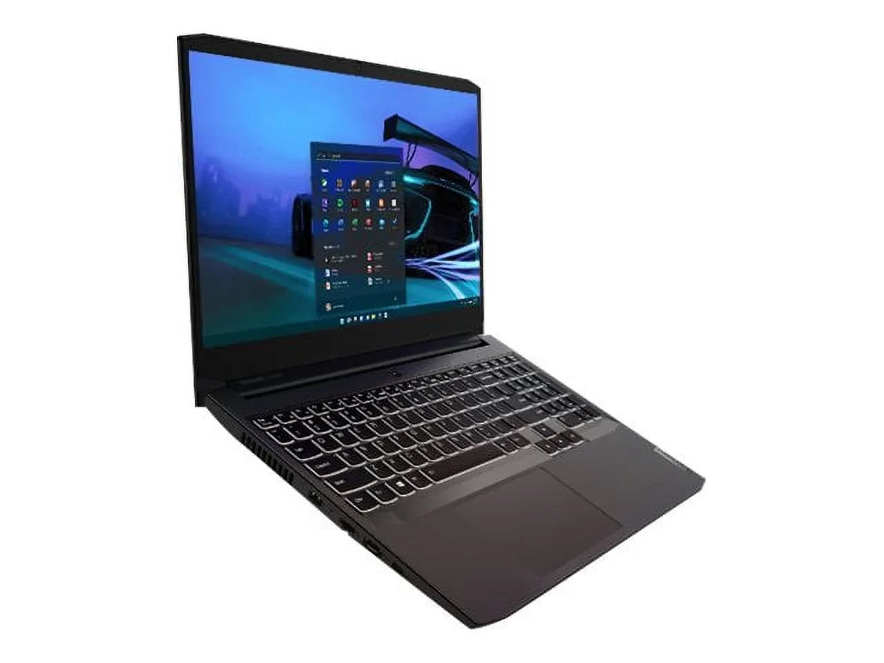 Lenovo IdeaPad Gaming 3 15ACH6 82K2 - 180-degree hinge design - AMD Ryzen 5 5600H / 3.3 GHz - Win 11 Home - GF RTX 3050 Ti  - 8 GB RAM - 512 GB SizeSizeD NVMe, TLC - 15.6" IPSize 1920 x 1080 (Full HD) @ 120 Hz - Wi-Fi 6 - shadow black - kbd: USize