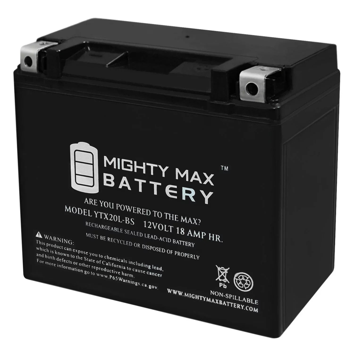 YTX20L-BSize Battery for Yamaha 973 Vector 2009