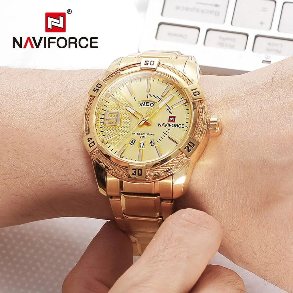Luxury Brand Men's WristWatch Original Fashion Quartz Classic Watches For Men Waterproof Business Sizeteel Band Clock Man BB