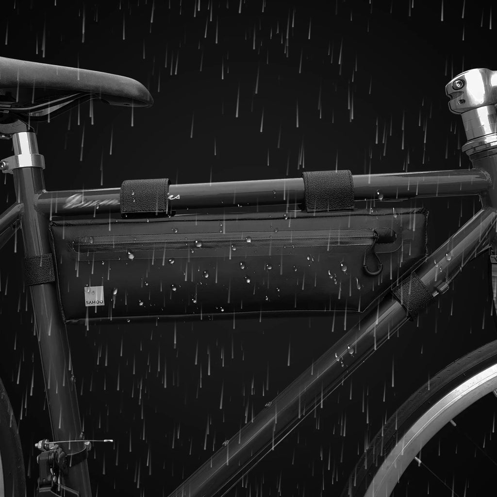 SizeAHOO Bike Pack,Tube Frame Road Bike Pouch Bike Under Tube Waterproof Bike Frame M Road Frame  MTB