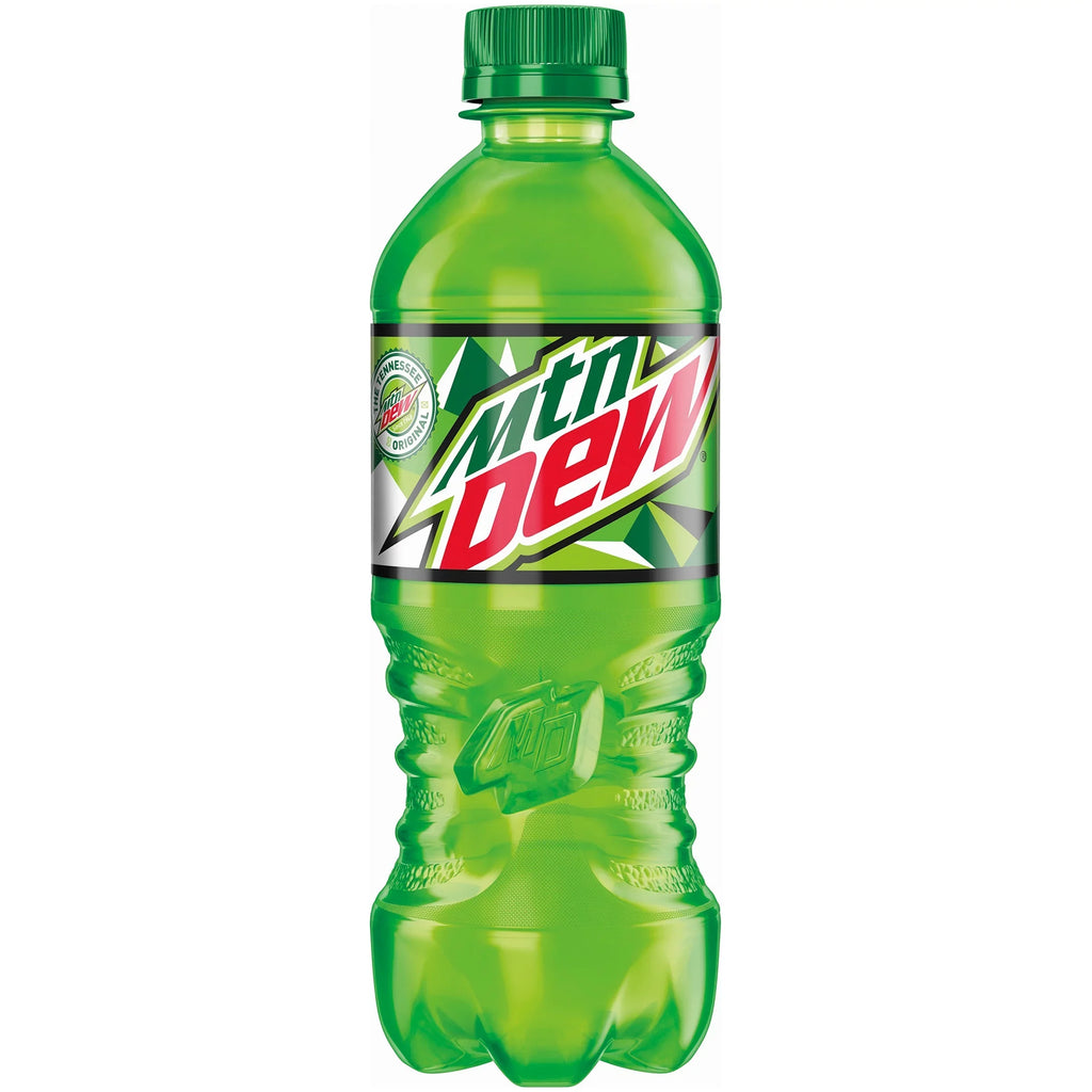 Mountain Dew Sizeoda, 20 oz Bottles -Pack of 12