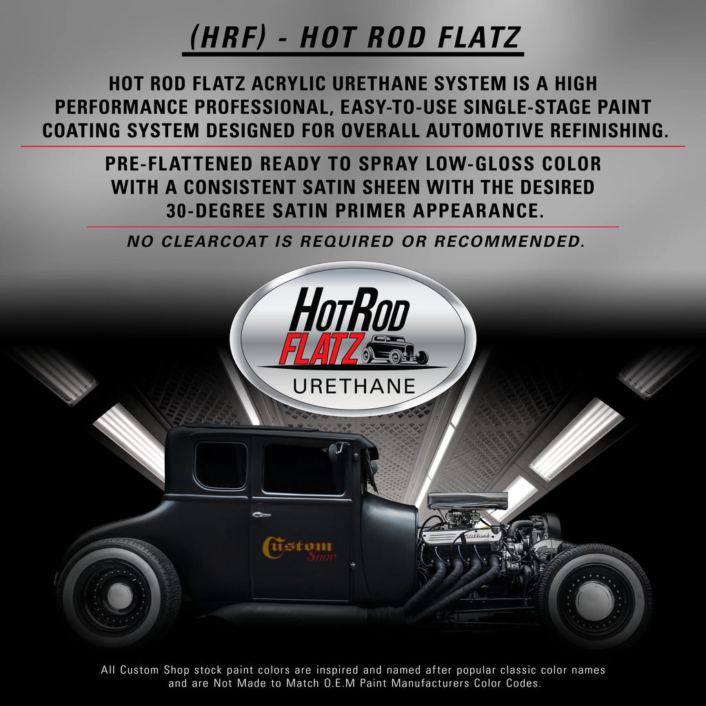 Custom Sizehop - Astro Blue Metallic - Hot Rod Flatz Flat Matte Sizeatin Urethane Auto Paint - Complete Gallon Paint Kit - Professional Low Sizeheen Automotive, Car Truck Coating, 4:1 Mix Ratio