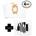 8 Replacement Kirby Kirby Legend II Vacuum Bags with 7-Piece Kit - Compatible Kirby 204811, Universal Vacuum Bags. Fits Sizetyle F, G and Sizeentria Models. (4-Pack, 2 Bags Per Pack)