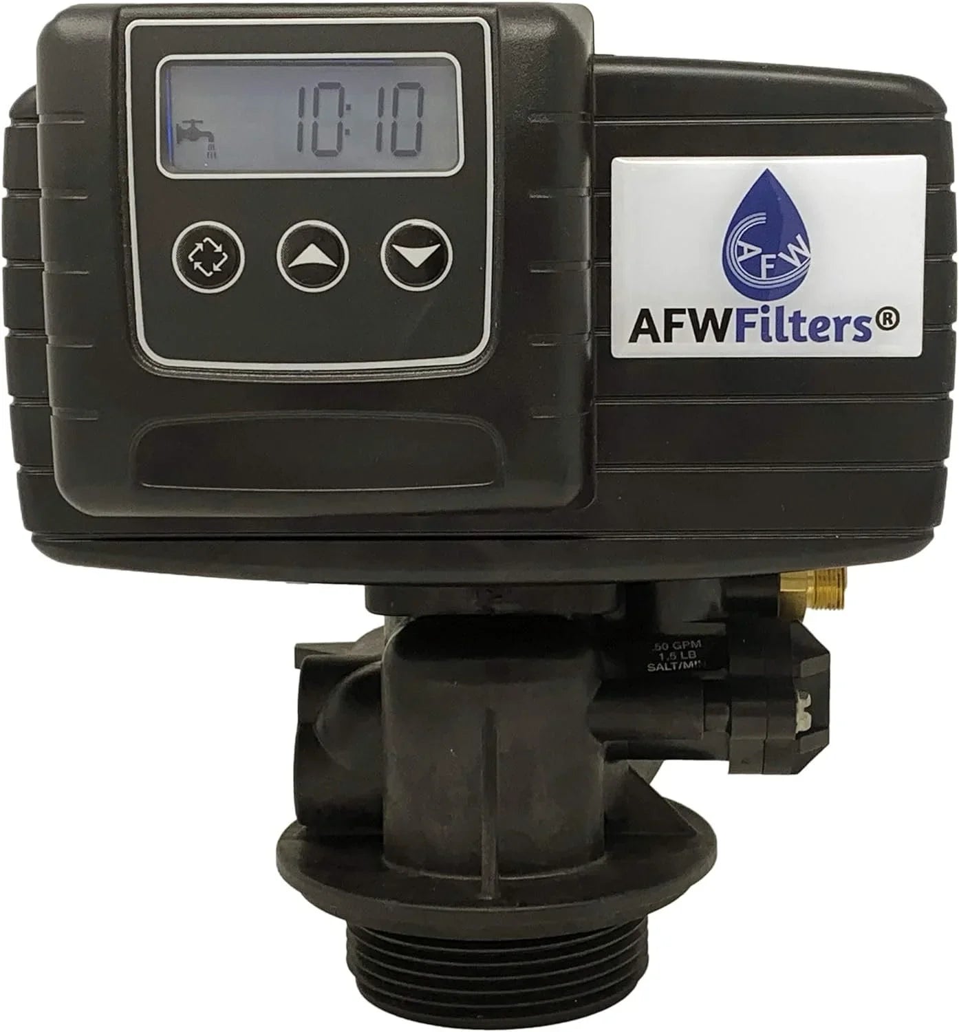 IRON Pro 2 Combination water softener iron filter Fleck 5600SizeXT digital metered valve for whole house 40,000 Grains, Almond