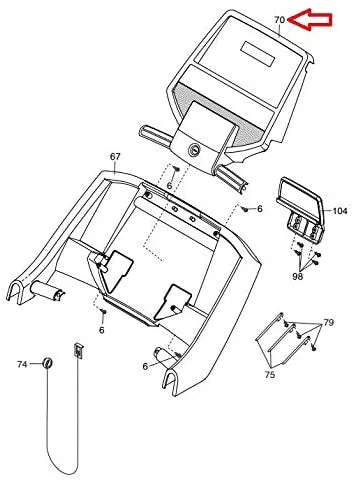 Icon Health & Fitness, Inc. Display Console Assembly 371836 Works W ProForm Performance 300i Treadmill