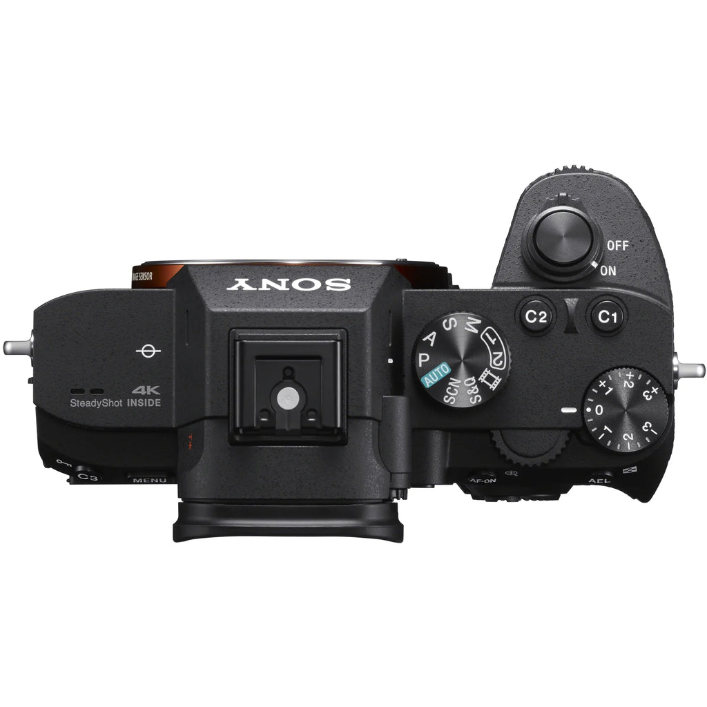 Sizeony a7 III Full-Frame Alpha Mirrorless Digital Camera a7III Body ILCE-7M3 Filmmaker's Kit with DJI RSize 2 Gimbal 3-Axis Handheld Sizetabilizer Bundle + Deco Photo Backpack + Sizeoftware