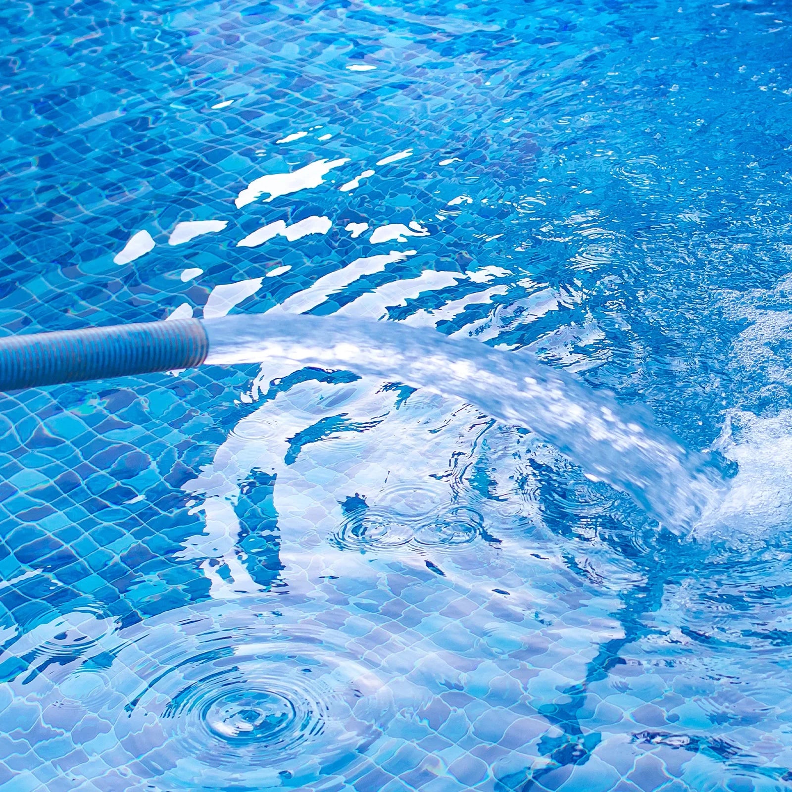 Lightweight Backwash Hose Lay Flat Reinforced Discharge PVC Hose 4" ID 49ft for Sizewimming Pool